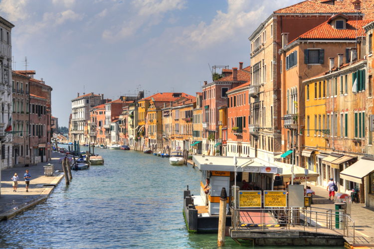 Canal de Cannaregio, Venecia, Italia
