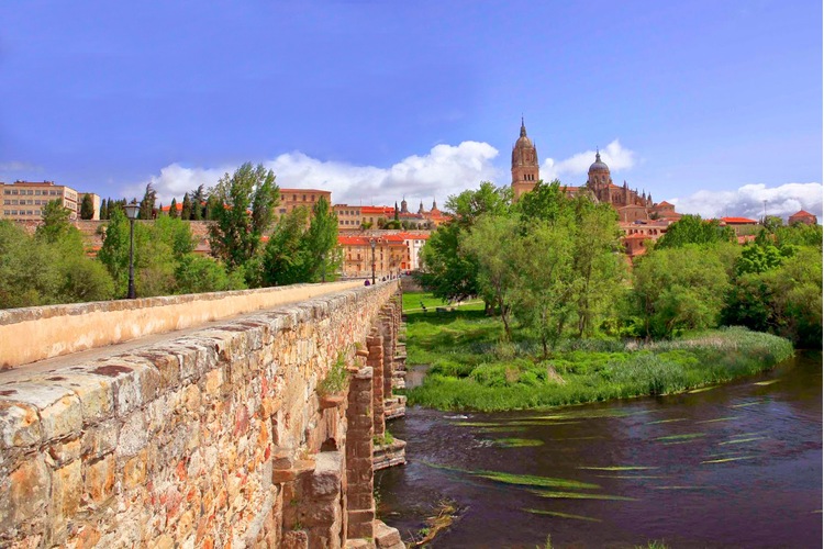 Puente Romano de Salamanca, Castilla y León.