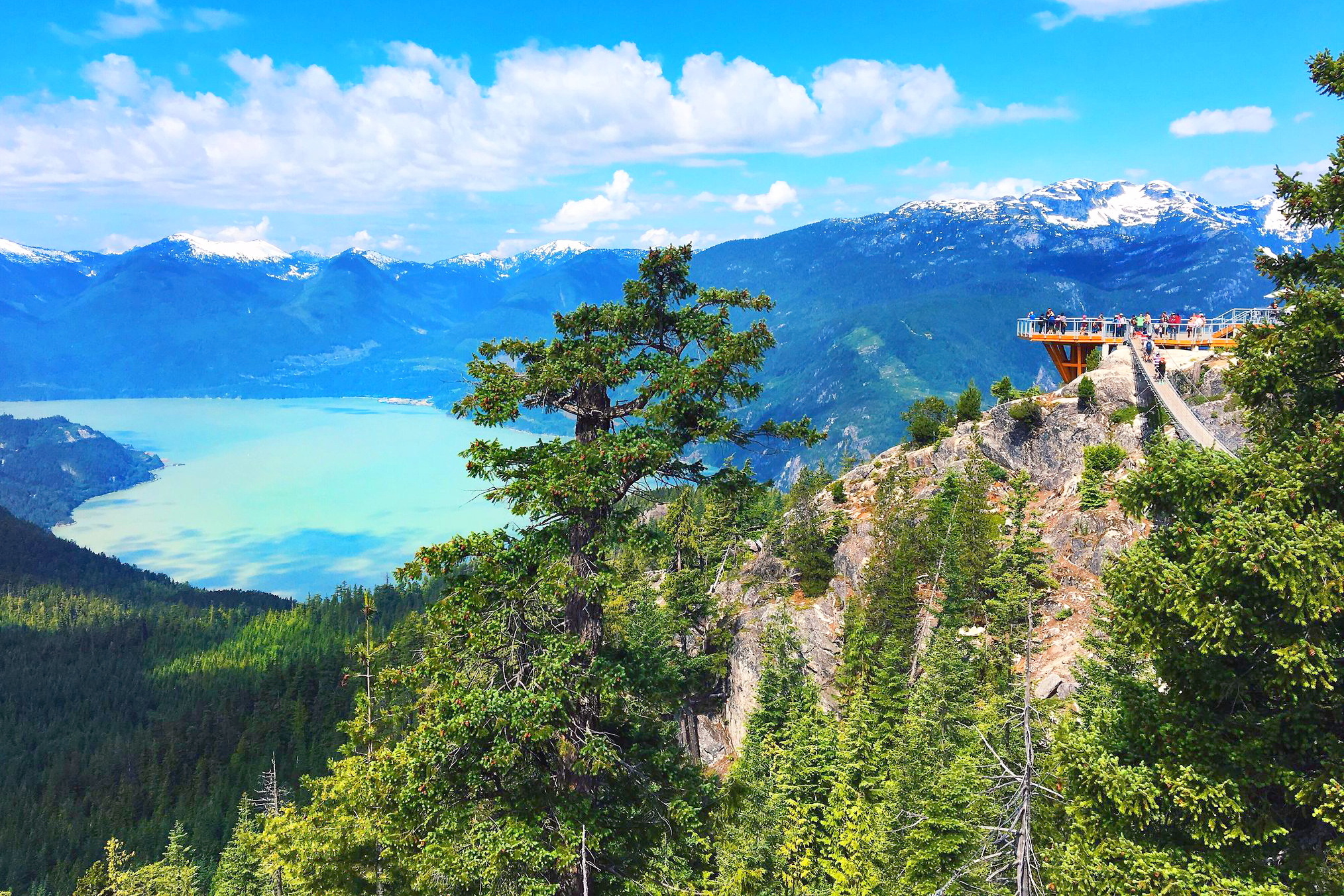Vista de SeatoSky Gondola, British Columbia, Canada