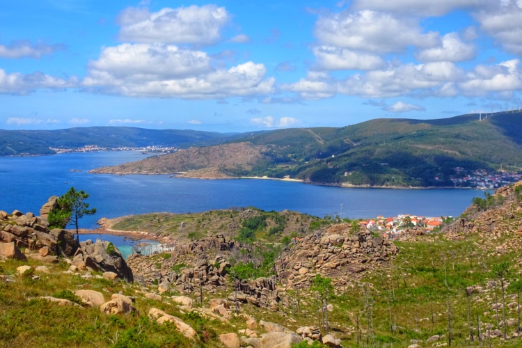Inicio del ascenso a O Pindo, La Coruña, Galicia