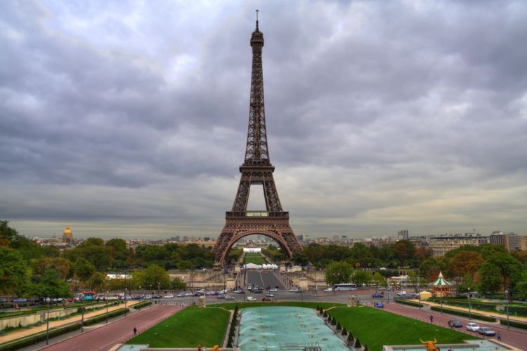 Torre Eiffel desde el Trocadero, París, Francia