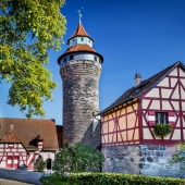 Torre redonda del castillo de Núremberg