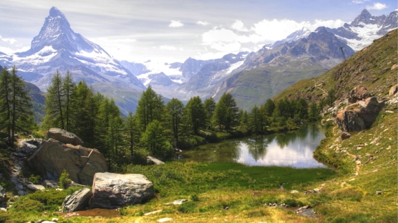 Ruta de los 5 lagos en Zermatt