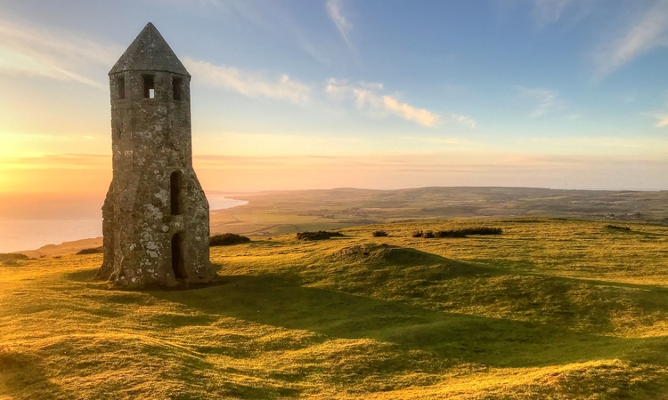 Oratorio de St. Catherine, Inglaterra, Isla de Wight, Hampshire