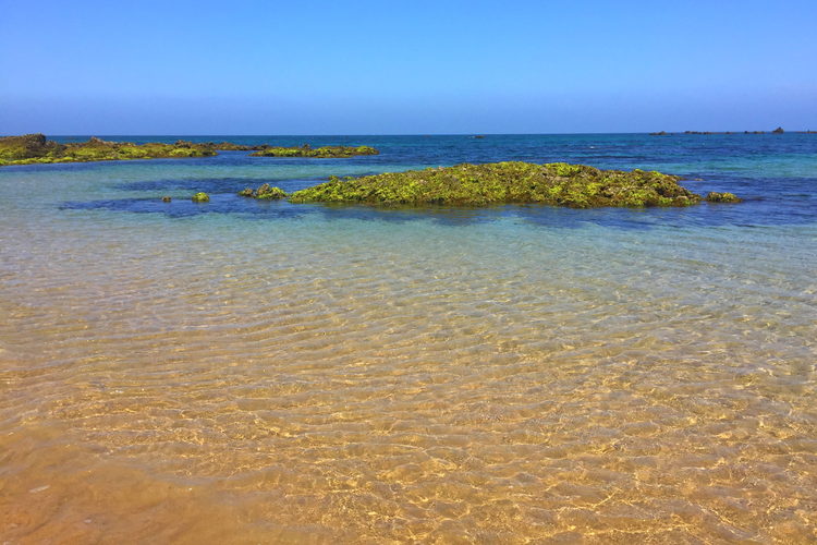 Aguas de la playa de Trengandín, Noja, Cantabria