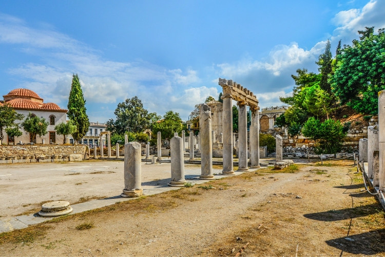 Agora Romana, Atenas, Grecia