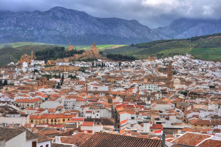 Panorámica de Antequera, Málaga, Andalucía