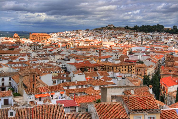 Vistas desde la Alcazaba de Antequera, Málaga, Andalucia