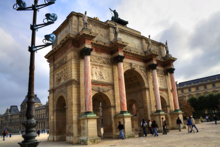 Arco del Carrusel en París, Francia