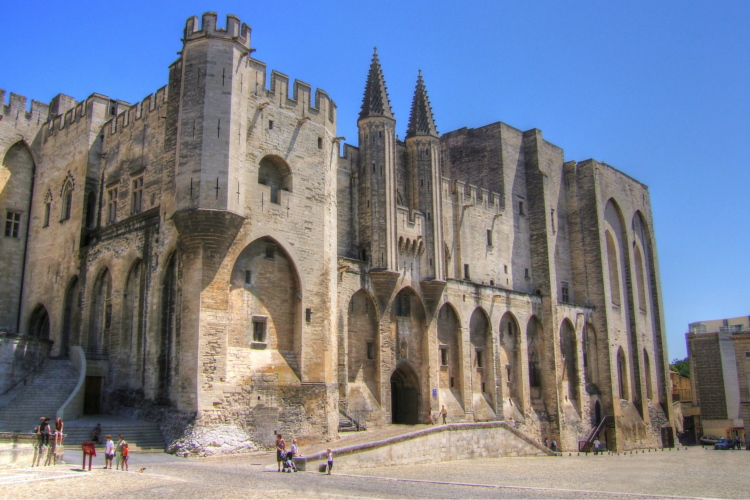 Palacio Papal de Avignon, Provenza, Francia