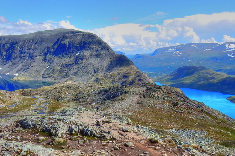 Llegando al Bessvatnet, Noruega, Oppland