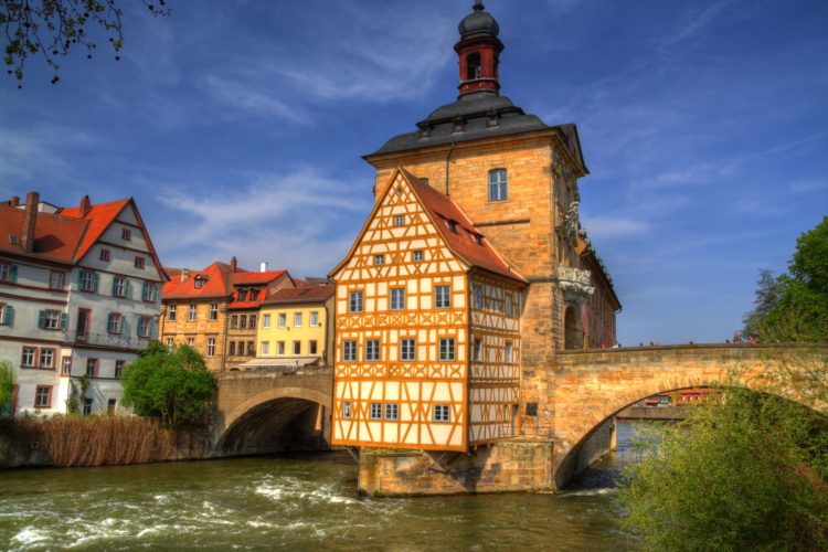 Ayuntamiento de Bamberg, Franconia, Baviera, Alemania