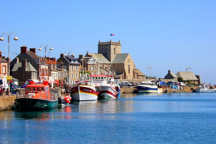 Puerto de Barfleur, Normandía, Francia