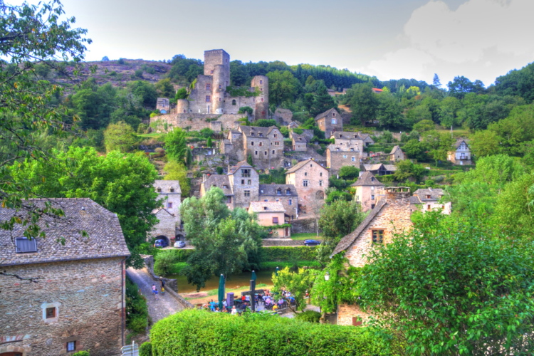 Belcastel, Aveyron, Francia, Midi-Pyrenees