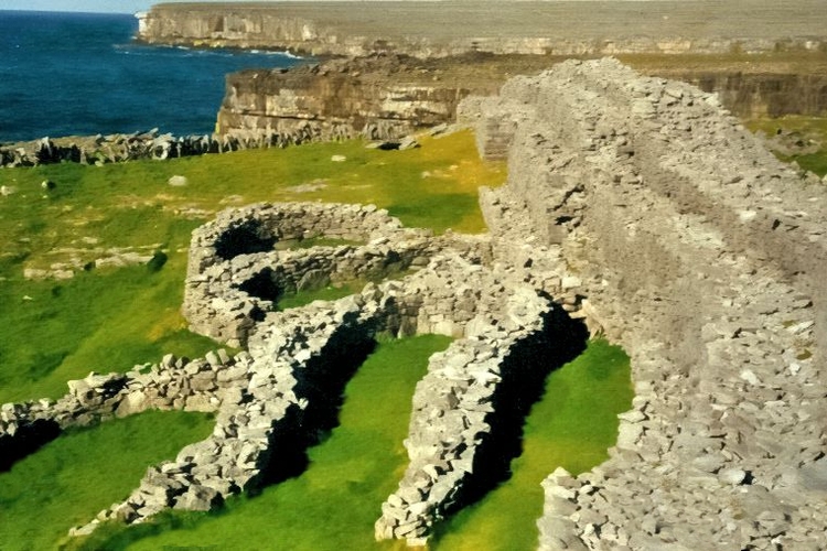 Black Fort en Inishmore, islas de Aran, Irlanda