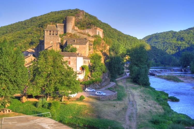 Brousse-le-Chateau, Aveyron, Midi-Pyrenees, Francia
