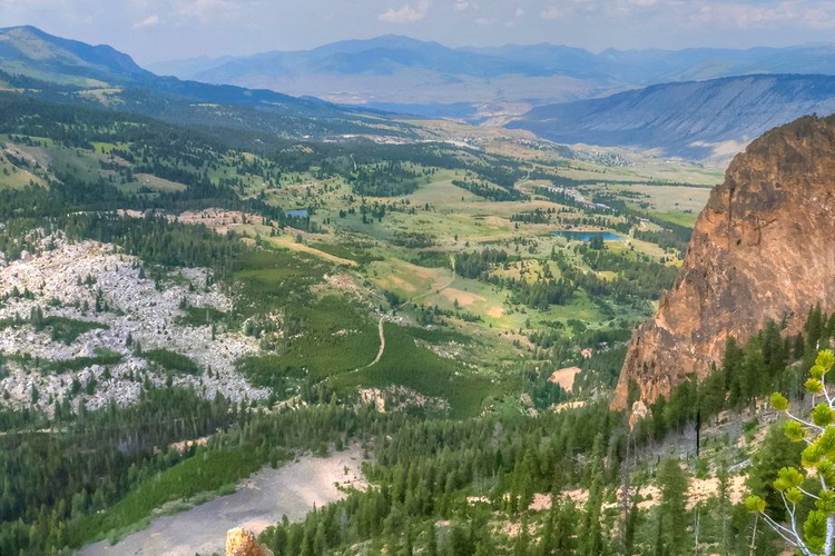 Vistas desde Bunsen Peak