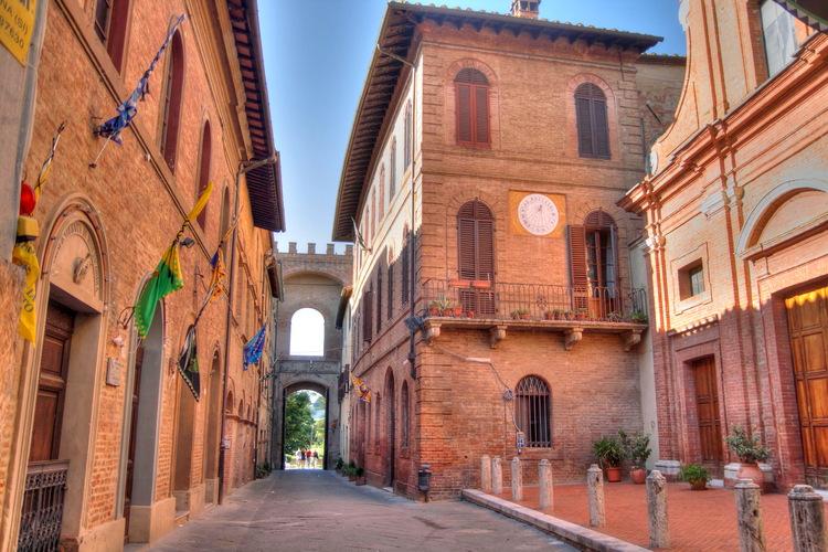 Buonconvento, Toscana, Italia