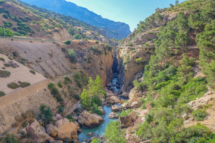 Primera parte del Caminito del Rey, Málaga, Andalucia