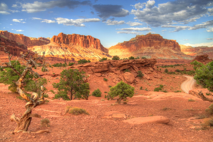 Scenic Drive en Capitol Reef