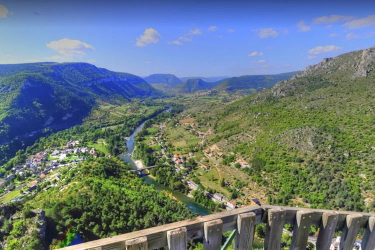 Vistas desde la roca de Capluc