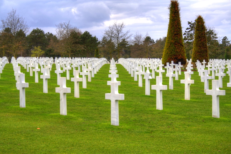 Cementerio Americano, Francia, Normandía