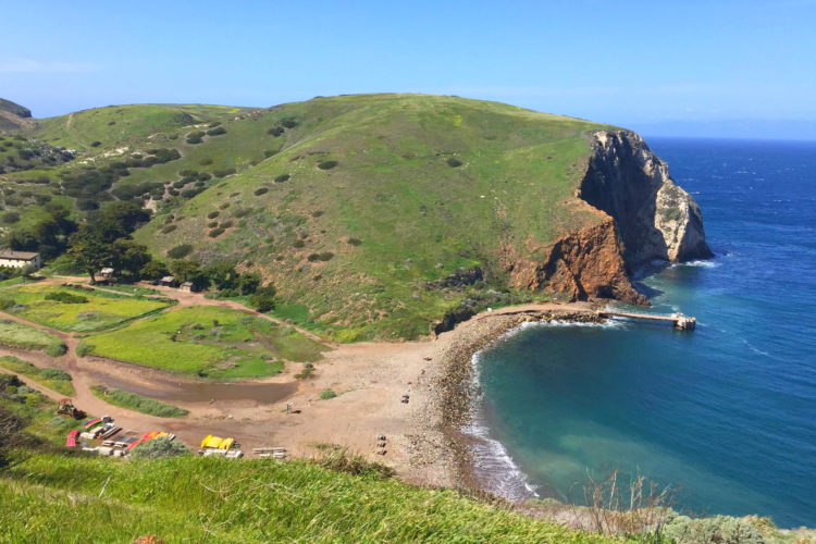 Cala de embarque en Santa Cruz, Channel Islands, California