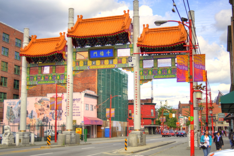 Puerta de entrada al Chinatown, Vancouver, Canada, British Columbia