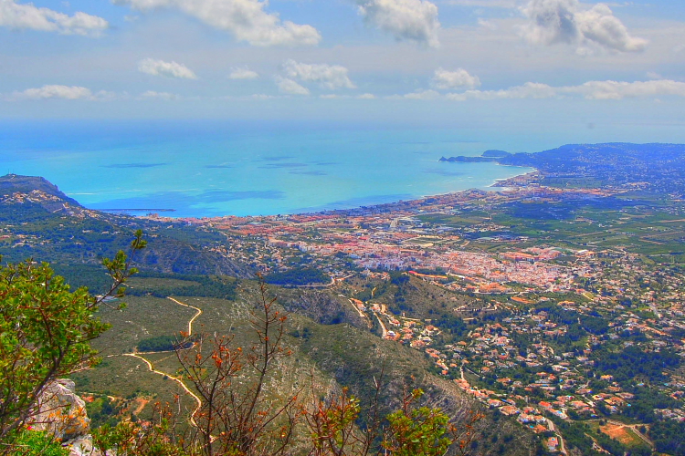 Vistas desde la cima del Montgó