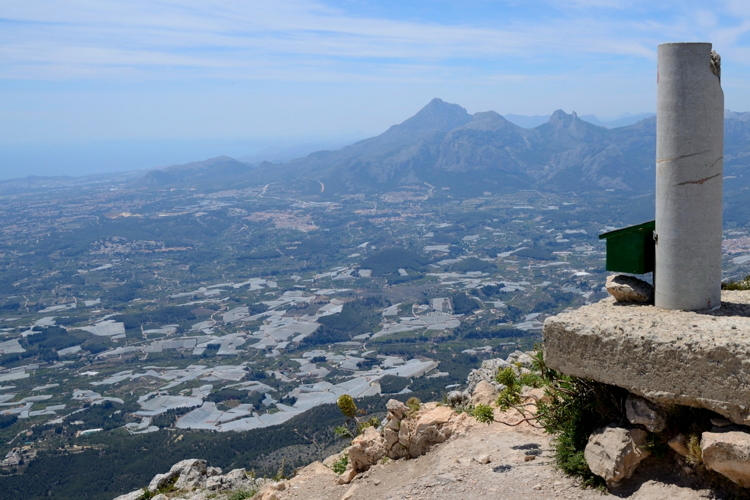 Vistas desde la cima del Pico de Bernia