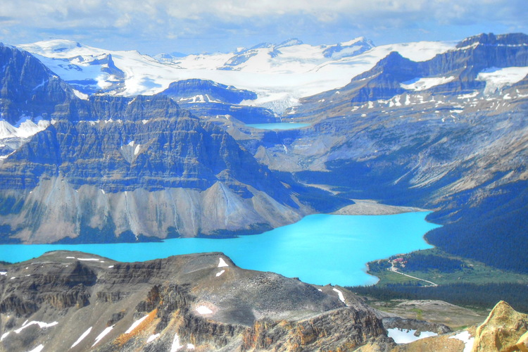 Vista desde Cirque Peak, Banff National Park, Alberta, Canada