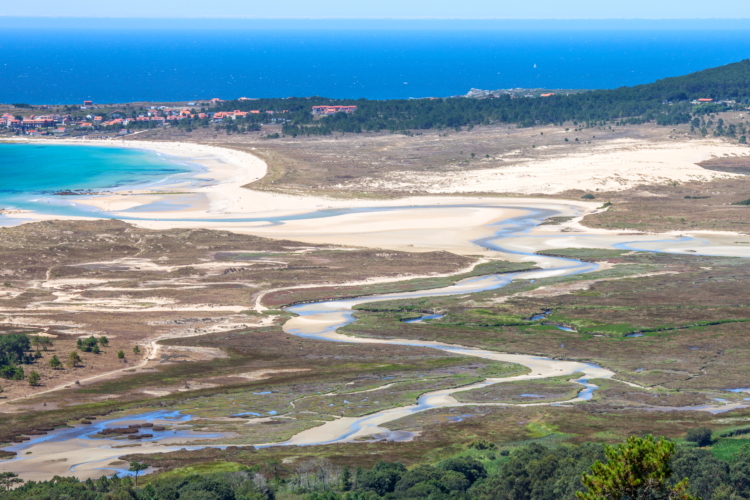Corrubedo desde Pedra da Rá, Galicia, A Coruña