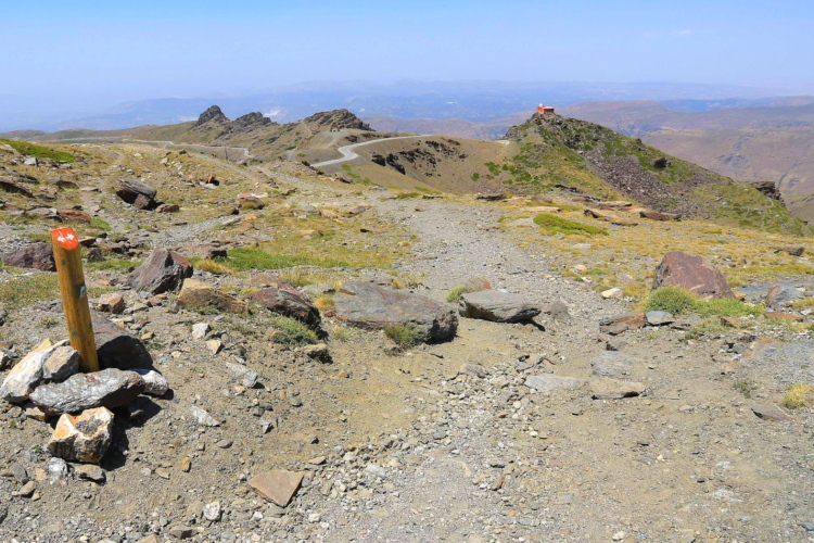 Llegando al punto de partida, Veleta, Sierra Nevada, Andalucia, Granada