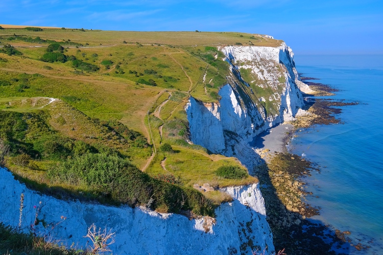 Acantilados de Dover, Kent, Inglaterra