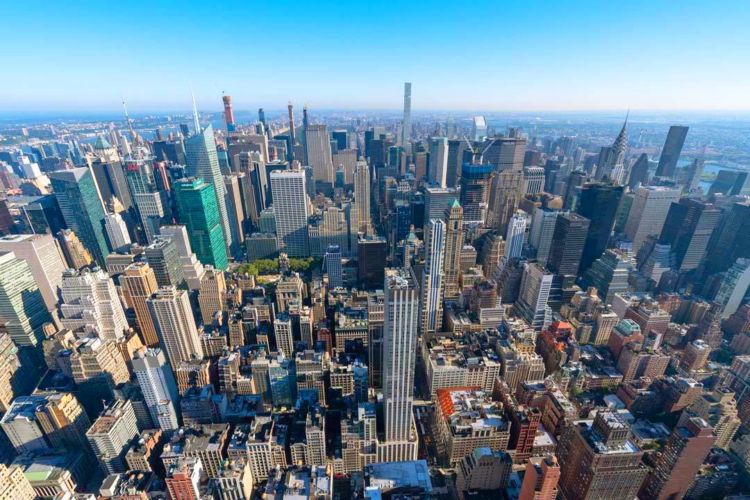 Vistas desde el Empire State Building, USA, Estados Unidos