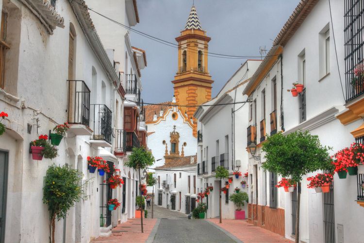 Casco antiguo de Estepona, Málaga, Andalucía