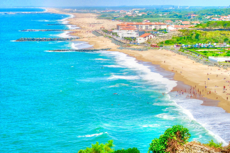 Vistas desde el faro de Biarritz