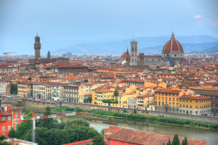 Piazzale Michelangelo, Florencia, Toscana, Italia