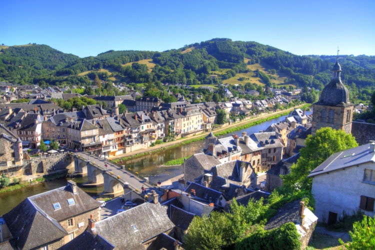 Saint Geniez, Aveyron, Francia, Midi-Pyrenees