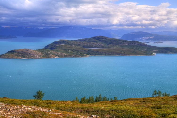 Vista desde Gildetun, Noruega