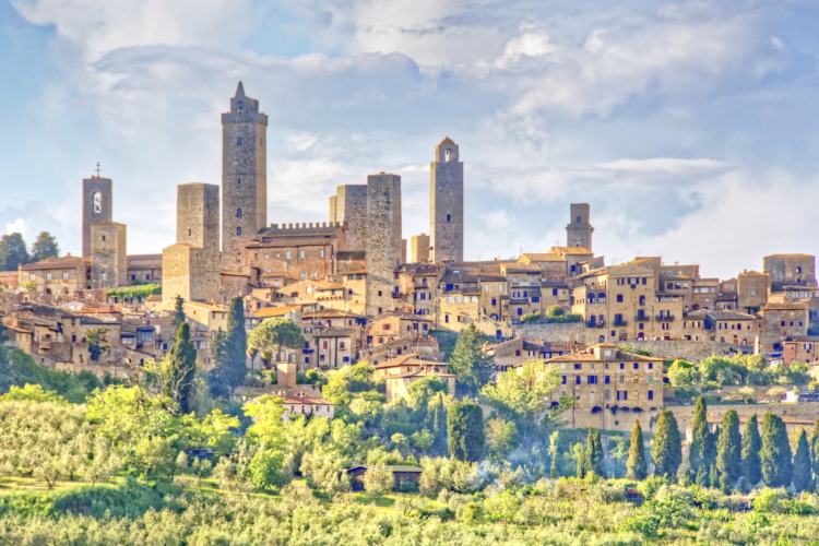 San Gimignano, Toscana, Italia, Siena