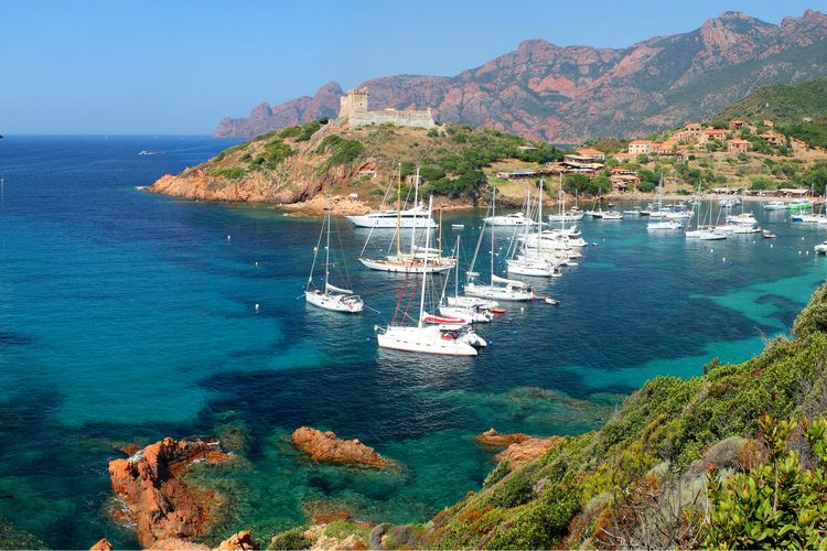 Golfo de Girolata, Córcega, Francia