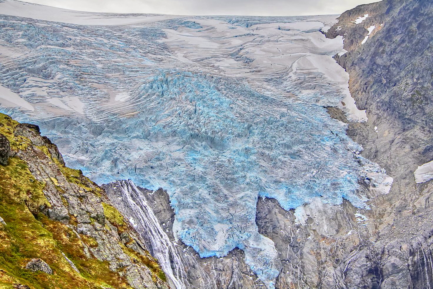 Glaciar, Briksdalbreen, Kattanakken, Noruega
