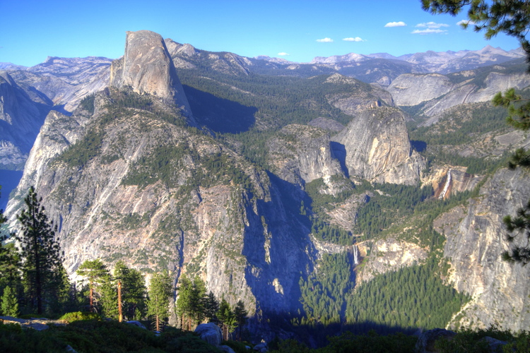 Panorama desde Glacier Point, California, Yosemite