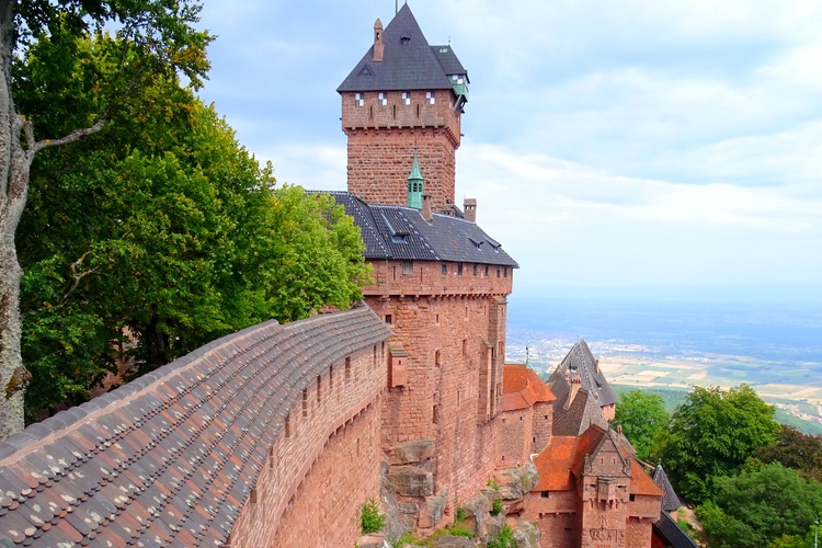 Castillo de Haut-Koenigsbourg, Alsacia, Francia