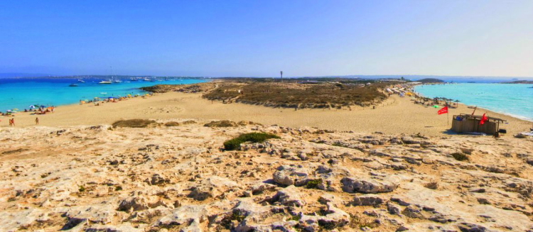 Ses Illetes hacia Formentera