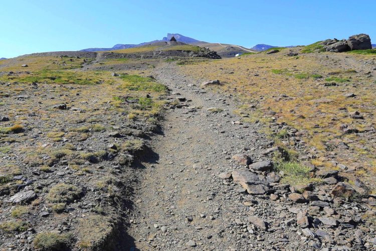 Inicio de la subida al Pico Veleta