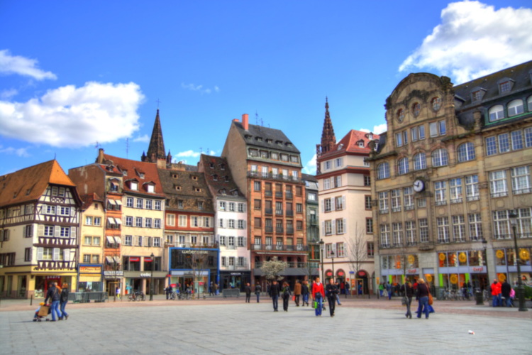 Plaza Kleber, Alsacia, Estrasburgo