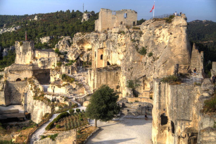 Castillo de Les Baux de Provence, Provenza, Francia