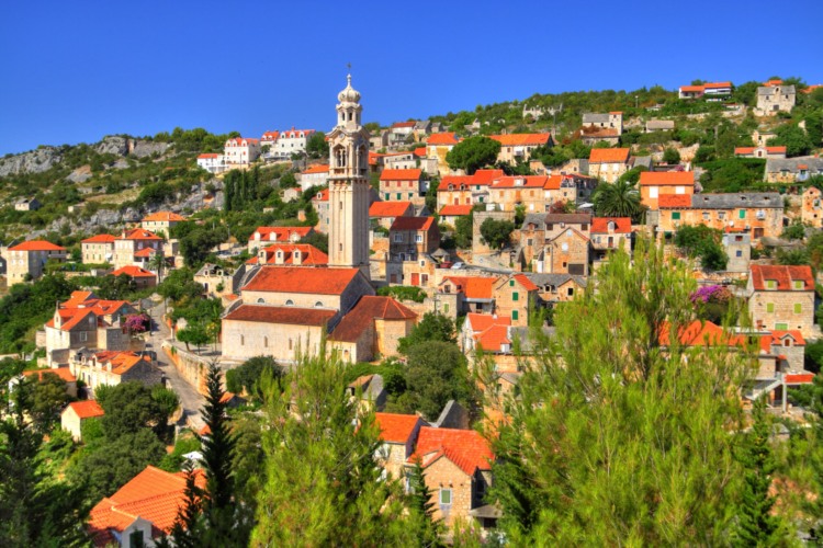 Lozisca, isla de Brac, Croacia